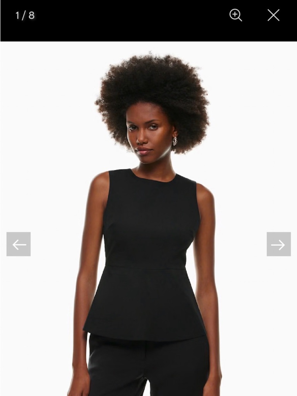 Aritzia Babaton Invention Poplin Blouse